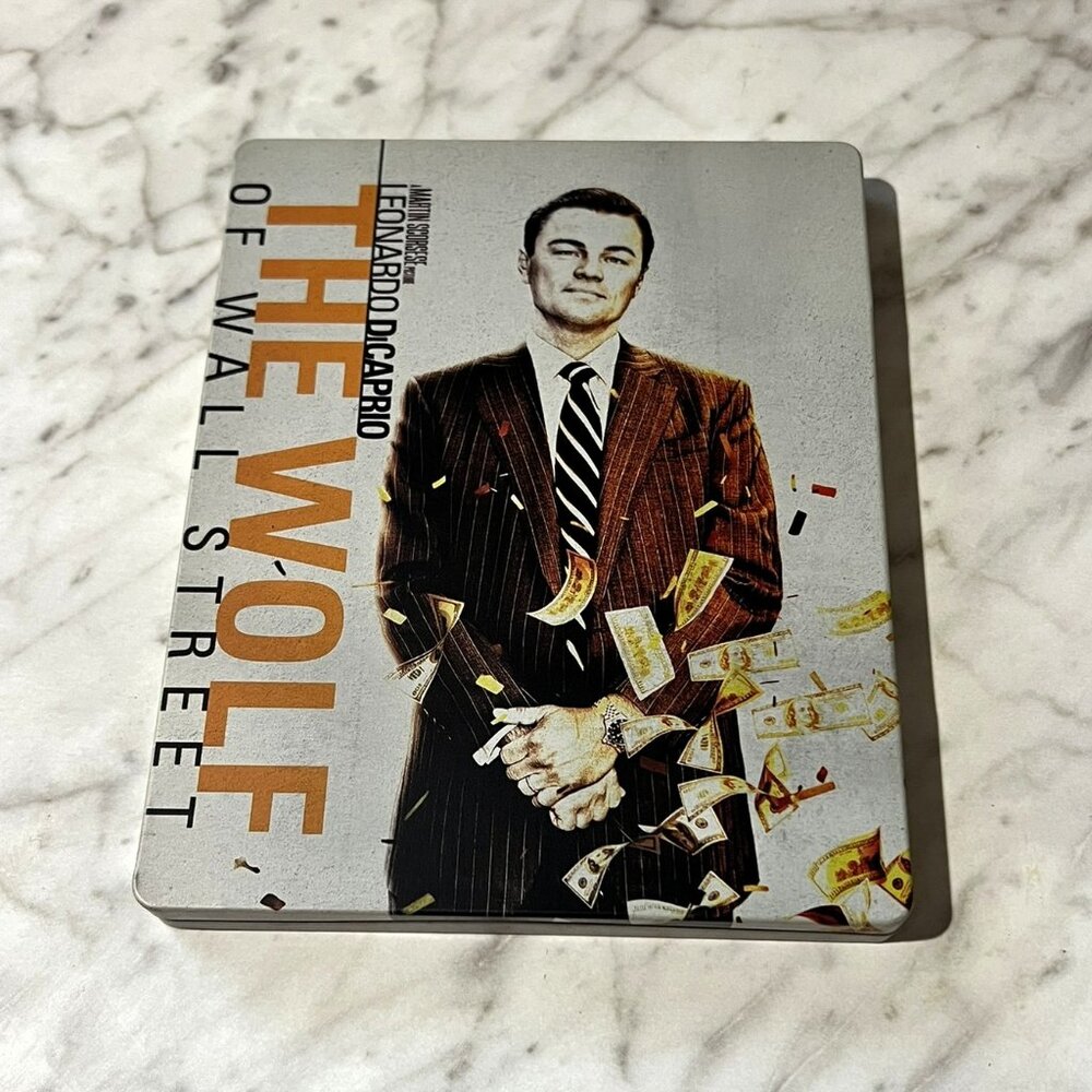 The Wolf Of Wall Street Movie Steelbook DVD BluRay